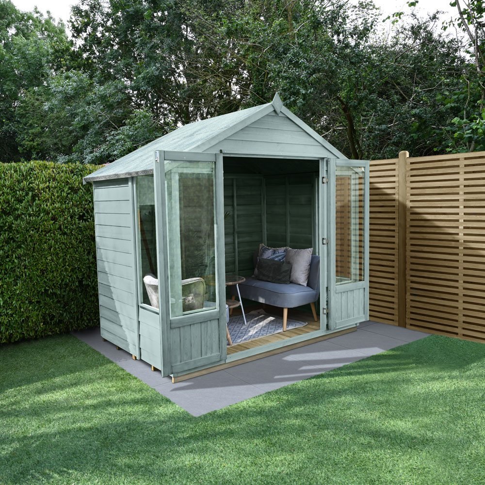 7x5 Forest Oakley Summerhouse Pressure Treated elbec garden buildings