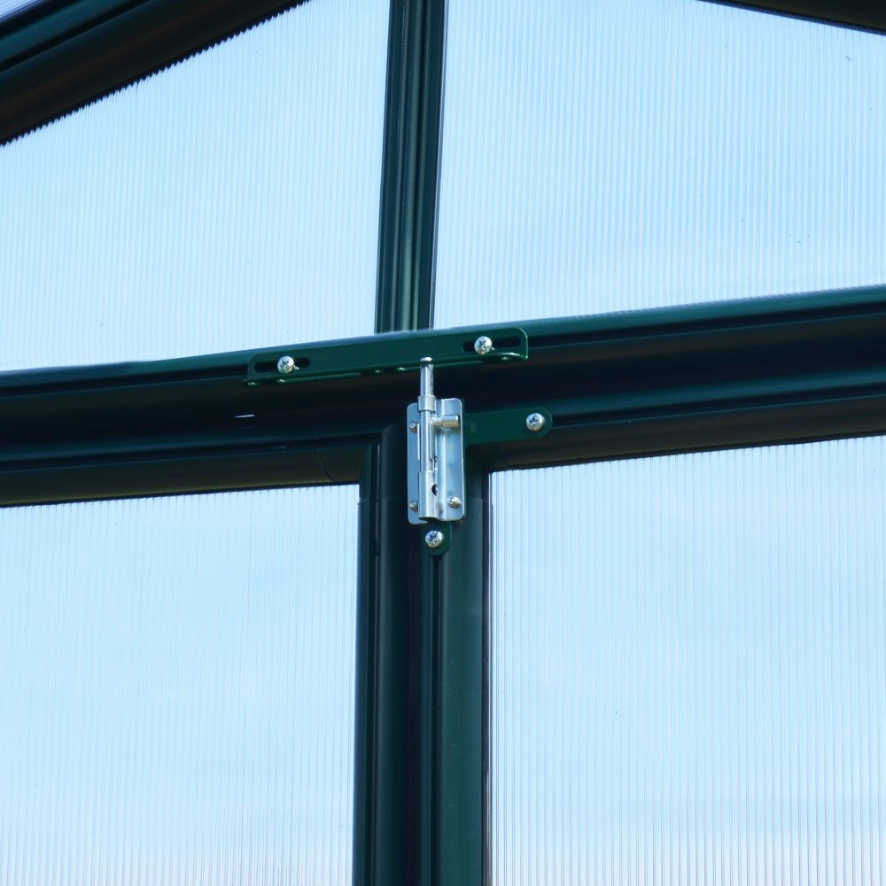 Clear Polycarbonate Roofing Panels - 2mm Thick, UV Protected, 6x6.6ft For Greenhouses & Patios