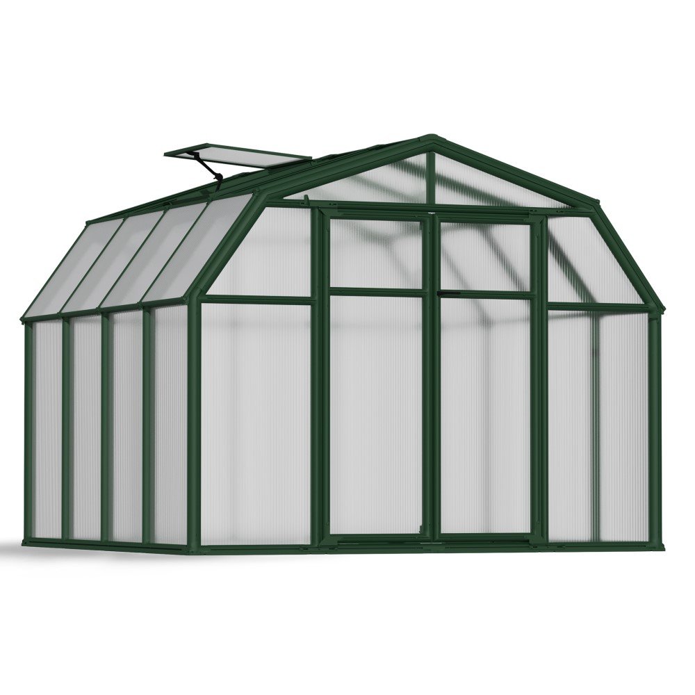 Palram Hobby Gardener Polycarbonate Greenhouse 8x8 elbec garden buildings