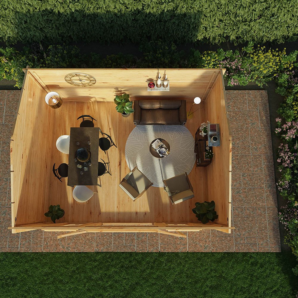 Mercia 5m x 4m Home Office Studio 28mm - elbec garden buildings