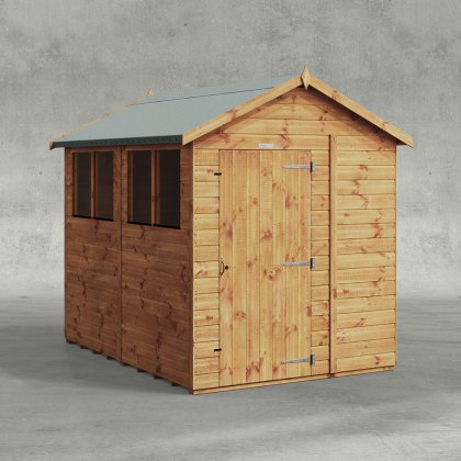 8 x 6 Powersheds Tongue & Groove Apex Wooden Shed 8 x 6 Powersheds Tongue & Groove Apex Wooden Shed