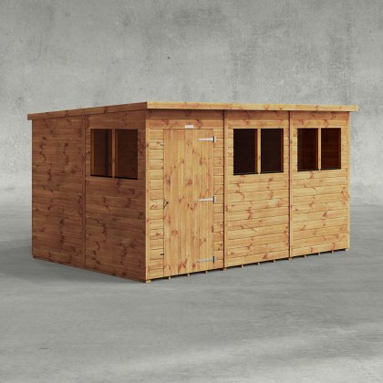 12 x 8 Powersheds Tongue & Groove Pent Wooden Shed