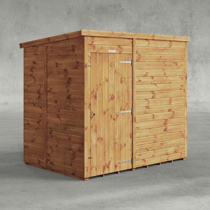 7 x 5 Powersheds Tongue & Groove Windowless Pent Wooden Shed