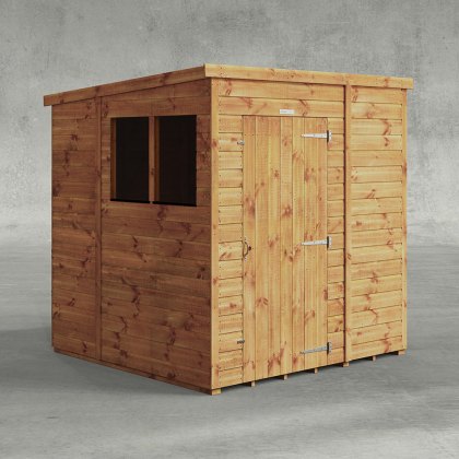 6 x 6 Powersheds Tongue & Groove Pent Wooden Shed 6 x 6 Powersheds Tongue & Groove Pent Wooden Shed