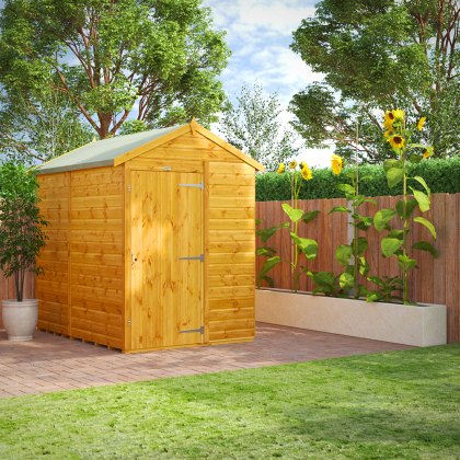 7 x 5 Powersheds Tongue & Groove Windowless Apex Wooden Shed