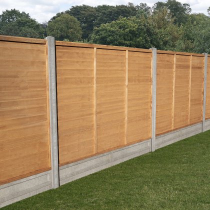 6ft High (1.8m) Forest Heritage Lap Fence Panel