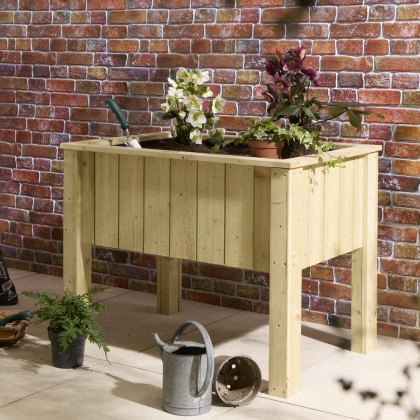 3 x 2 Rowlinson Signature Heritage Raised Deep Root Rectangular Planter (1m x 0.7m)