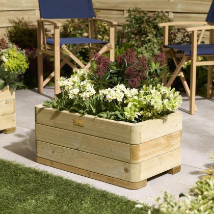 2 x 1'4 Rowlinson Marberry Rectangular Planter (0.7m x 0.4m)