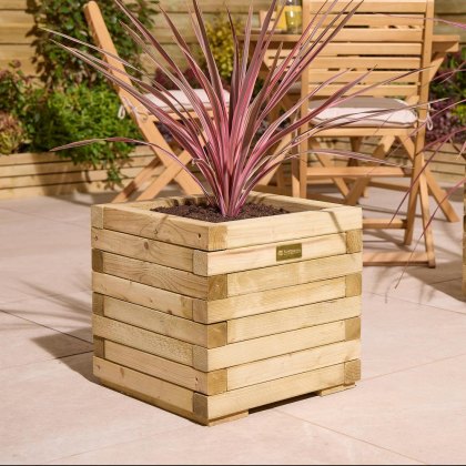 1'4 x 1'4 Rowlinson Premier Patio Square Planter (0.4m x 0.4m)