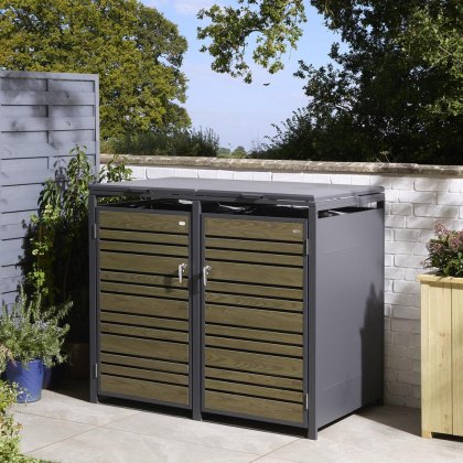 Rowlinson Chelsea Double Bin Store - Oak Rowlinson Chelsea Double Bin Store - Oak