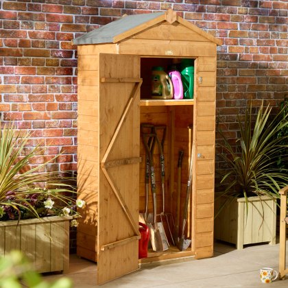 3 x 2 Rowlinson Shiplap Apex Tall Store With Shelf 3 x 2 Rowlinson Shiplap Apex Tall Store With Shelf