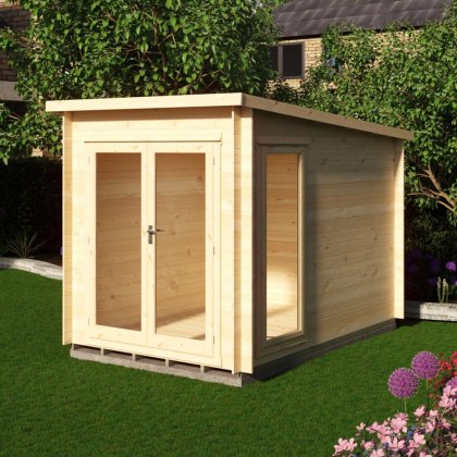 7 x 10G Shire Tilney Pent Log Cabin in 19mm Logs 7 x 10G Shire Tilney Pent Log Cabin in 19mm Logs