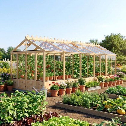 8 x 20 Shire Holkham Wooden Greenhouse 8 x 20 Shire Holkham Wooden Greenhouse
