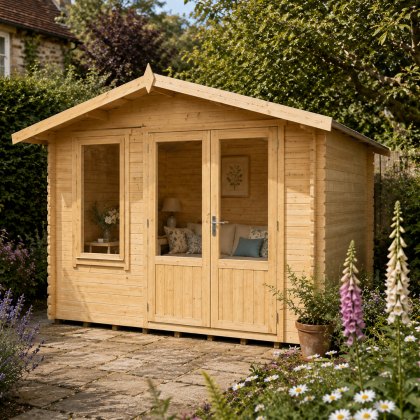 11 x 6G Shire Berryfield Log Cabin in 19mm Logs