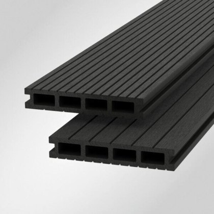 Shire Light Neo Premium Composite Decking 4.2m Dark Grey - Pack of 5 Shire Light Neo Premium Composite Decking 4.2m Dark Grey - Pack of 5