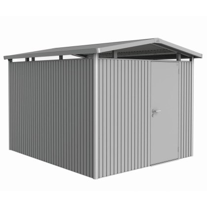 9 x 10 (2.73m x 3.18m) Biohort Panorama P5 Metal Shed - Single Door 9 x 10 (2.73m x 3.18m) Biohort Panorama P5 Metal Shed - Single Door