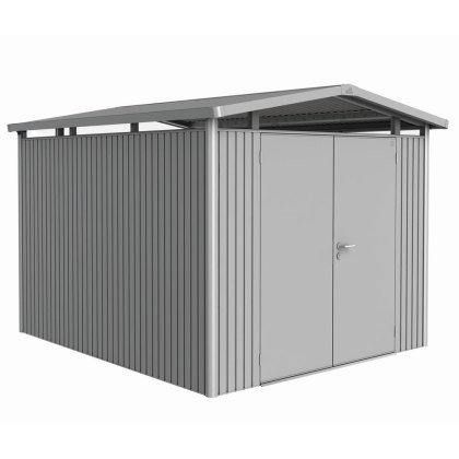 9 x 10 (2.73m x 3.18m) Biohort Panorama P5 Metal Shed - Double Door 9 x 10 (2.73m x 3.18m) Biohort Panorama P5 Metal Shed - Double Door