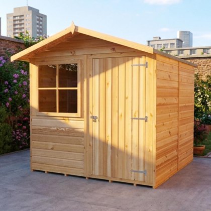 7 x 7 (1.98m x 2.05m) Shire Abri Apex Garden Shed 7 x 7 (1.98m x 2.05m) Shire Abri Apex Garden Shed