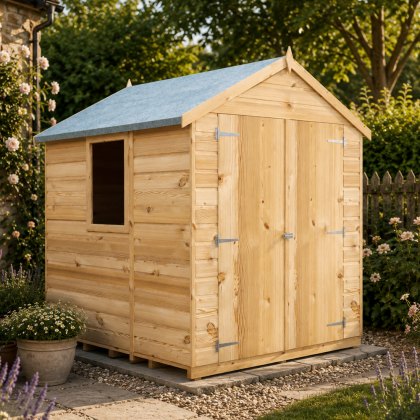 6 x 6 (1.79m x 1.79m) Shire Arran Apex Shed