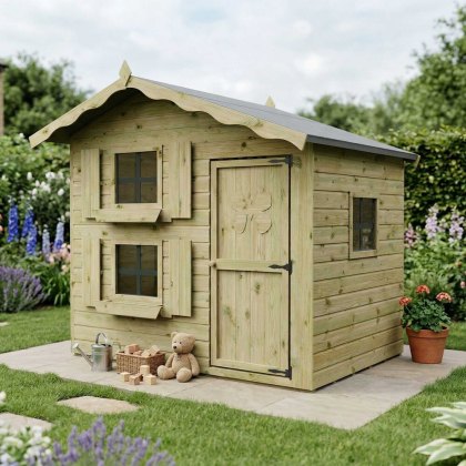 7 x 5 (2.08m x 1.45m) Mercia Snowdrop Playhouse