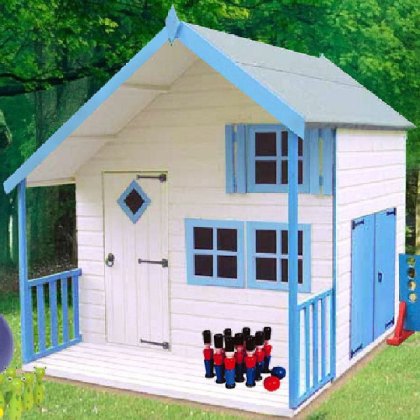 7 x 6 (2.09m x 1.79m) Shire Crib Playhouse