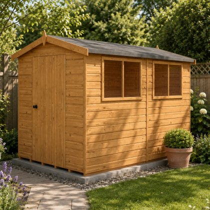 10 x 6 (2.99m x 1.79m) Shire Atlas Professional Apex Shed