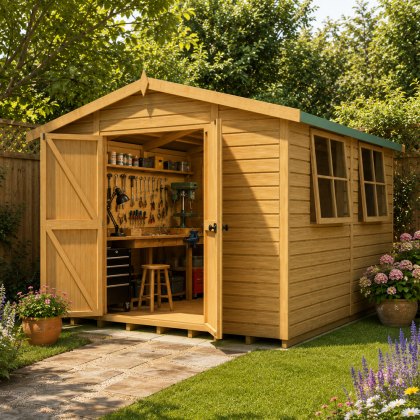 12 x 10 (3.59m x 2.99m) Shire Bison Professional Apex Shed 12 x 10 (3.59m x 2.99m) Shire Bison Professional Apex Shed