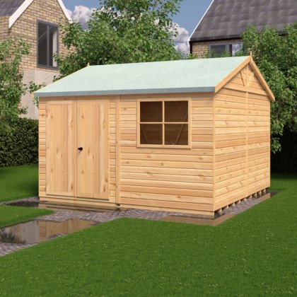 12 x 12 (3.73m x 3.59m) Shire Mammoth Professional Apex Shed