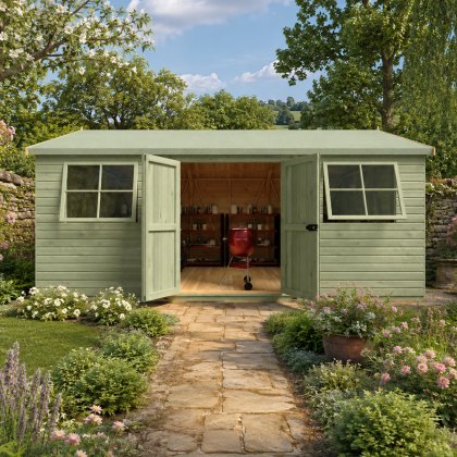 12 x 18 (3.73m x 5.39m) Shire Mammoth Professional Apex Shed 12 x 18 (3.73m x 5.39m) Shire Mammoth Professional Apex Shed