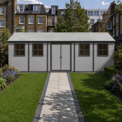 12 x 30 (3.73m x 8.98m) Shire Mammoth Professional Apex Shed
