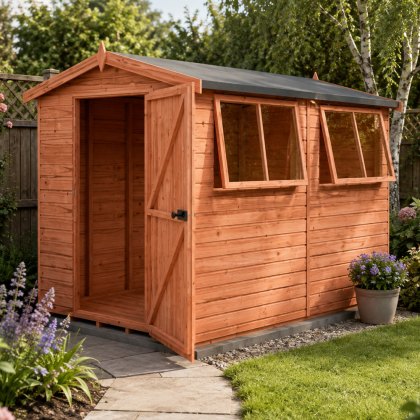 9 x 6 ( 2.69m x 1.79) Shire Atlas Professional Apex Shed