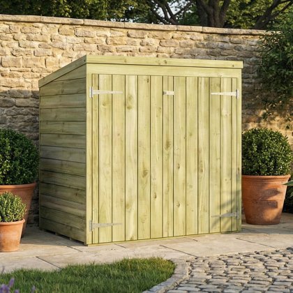 3 x 5 (0.94m x 1.45m) Mercia Overlap Pent Mower Store