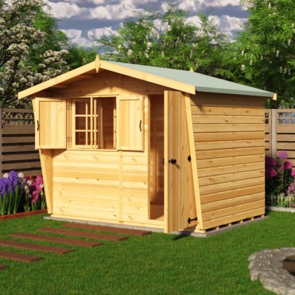 9 x 6 (2.69m x 1.79m) Shire Gold Security Cabin Summerhouse 9 x 6 (2.69m x 1.79m) Shire Gold Security Cabin Summerhouse