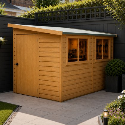 9 x 6 (2.69m x 1.79m) Shire Norfolk Professional Pent Shed