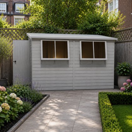 10 x 8 (2.99m x 2.39m) Shire Norfolk Professional Pent Shed