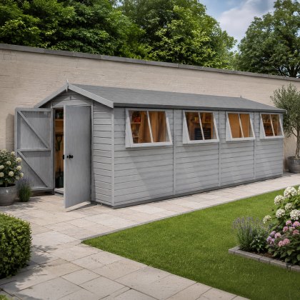 20 x 10 Shire Atlas Premium Apex Shed 20 x 10 Shire Atlas Premium Apex Shed