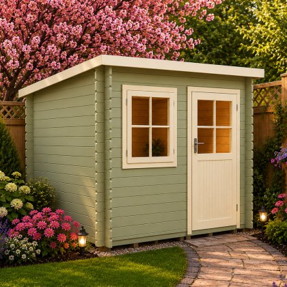 10G x 8 (2.99m x 2.39m) Shire Dean Log Cabin (28mm to 70mm Logs)