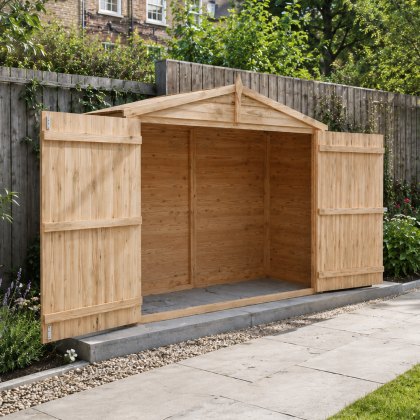 3 x 6 (0.89 x 1.85m) Shire Shiplap Bike Storage - No Floor
