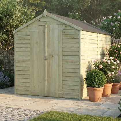 10 x 6 (3.12m x 1.79m) Mercia Overlap Shed - No Windows 10 x 6 (3.12m x 1.79m) Mercia Overlap Shed - No Windows