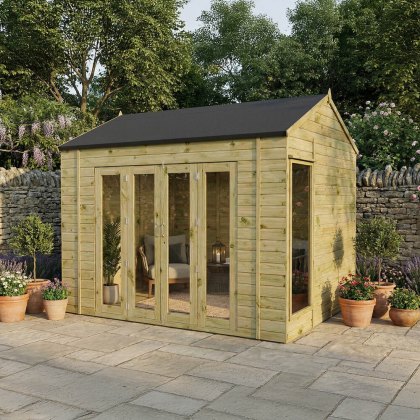 10 x 8 (3.00m x 2.39m) Mercia Vermont Summerhouse 10 x 8 (3.00m x 2.39m) Mercia Vermont Summerhouse