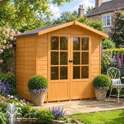 7 x 5 (2.05m x 1.55m) Shire Lumley Summerhouse