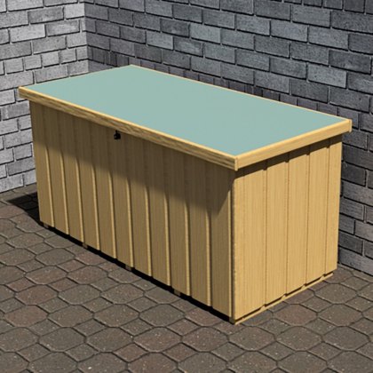 4 x 2 (1.22m x 0.55m) Shire Shiplap Storage Box