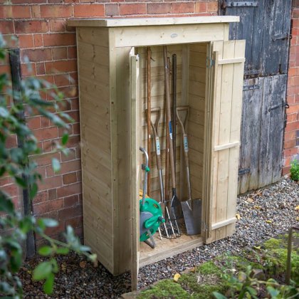3 x 2 (0.99m x 0.48m) Forest Shiplap Pent Tall Garden Store - Pressure Treated