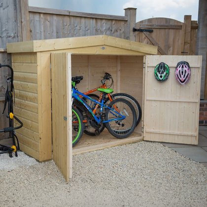 6 x 3 (1.86m x 0.78m) Forest Shiplap Apex Large Outdoor Store - Pressure Treated