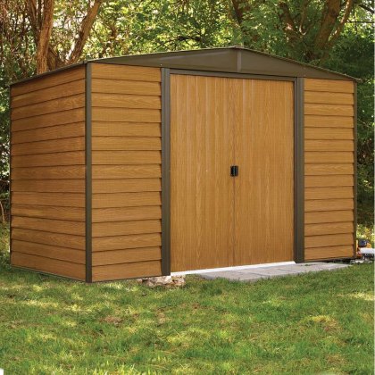 10 x 6 (3.13m x 1.81m) Rowlinson Woodvale Metal Shed