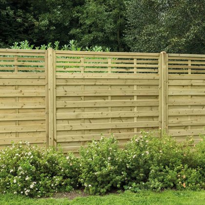 6ft High (1800mm) Forest Europa Kyoto Fence Panels - Pressure Treated
