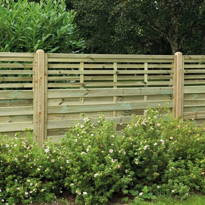 4ft High (1200mm) Forest Europa Kyoto Fence Panels - Pressure Treated 4ft High (1200mm) Forest Europa Kyoto Fence Panels - Pressure Treated