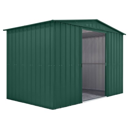 10 x 6 Globel Lotus Apex Metal Shed in Green