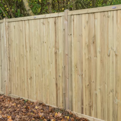 6ft High (1800mm) Forest Decibel Noise Reduction Fence Panel - Pressure Treated