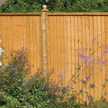5ft High Fencing Panels - elbec garden buildings